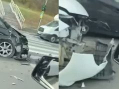 Accident pe strada Albișoara din Chișinău: Două persoane rănite după coliziunea dintre două mașini