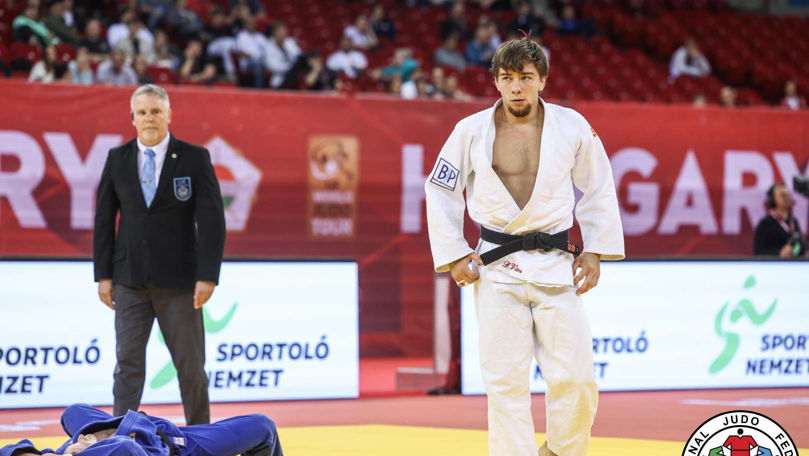 Denis Vieru urcă pe podium la Budapesta. Judocanul moldovean a câștigat bronzul