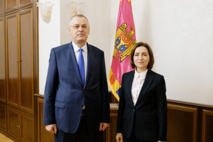 Maia Sandu, întrevedere cu ambasadorul Slovaciei la final de mandat. Sprijinul pentru aderarea la UE și proiectele comune, pe agenda discuțiilor